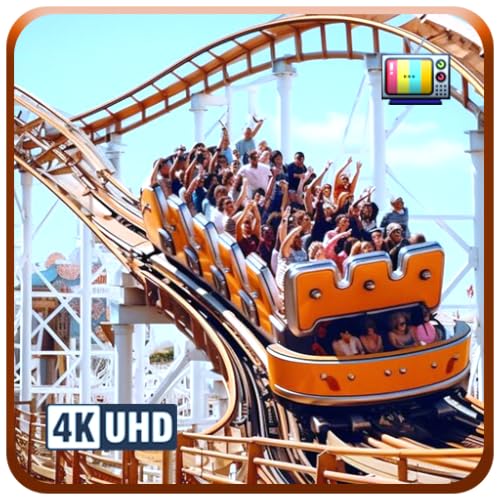 ThrillRide Loop – Virtual Roller Coaster Adventure with Mesmerizing Motion for a Dynamic For Fire TV Screensaver
