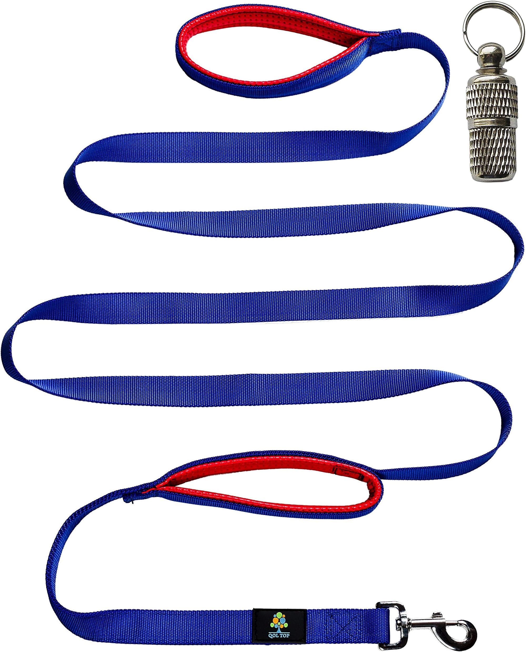 QOL TOP Dog Leash 2 Handles Dog Training Leash-Extra Long 8ft Lead-Dual Padded Handles for Medium Dog or Large Dog-Heavy Duty-Pet Supplies for Dog Leashes