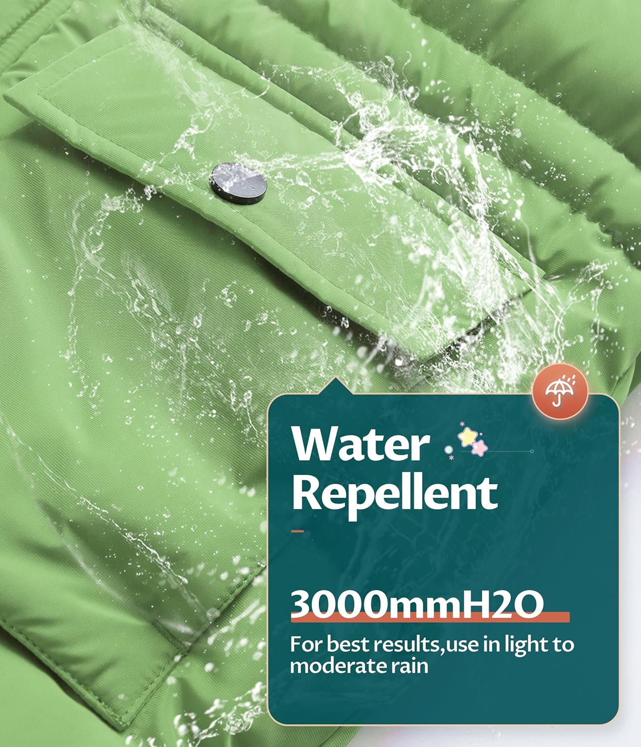 CREATMO US Boy's Winter Parka Water Resistant Hooded Puffer Fleece Lined Jackets Coats - Image 5