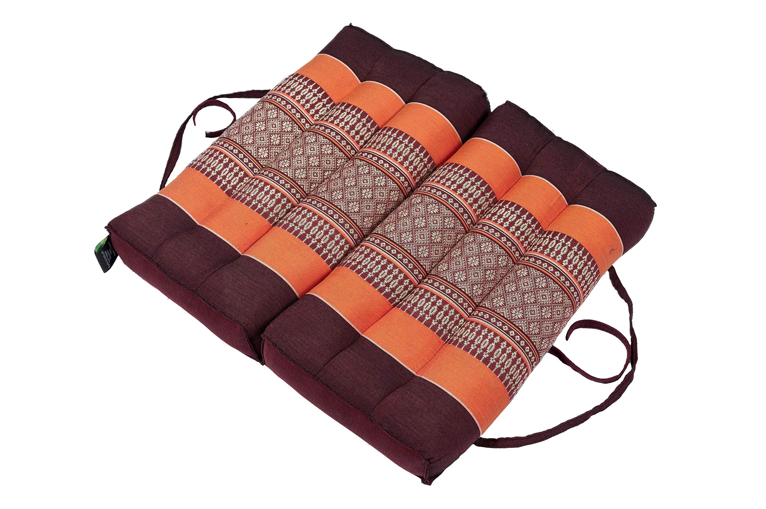 Cuscino Thailandese Pieghevole Per Meditazione E Yoga - 40x40 Cm, Design Tradizionale Per Rilassamento - Foto 5