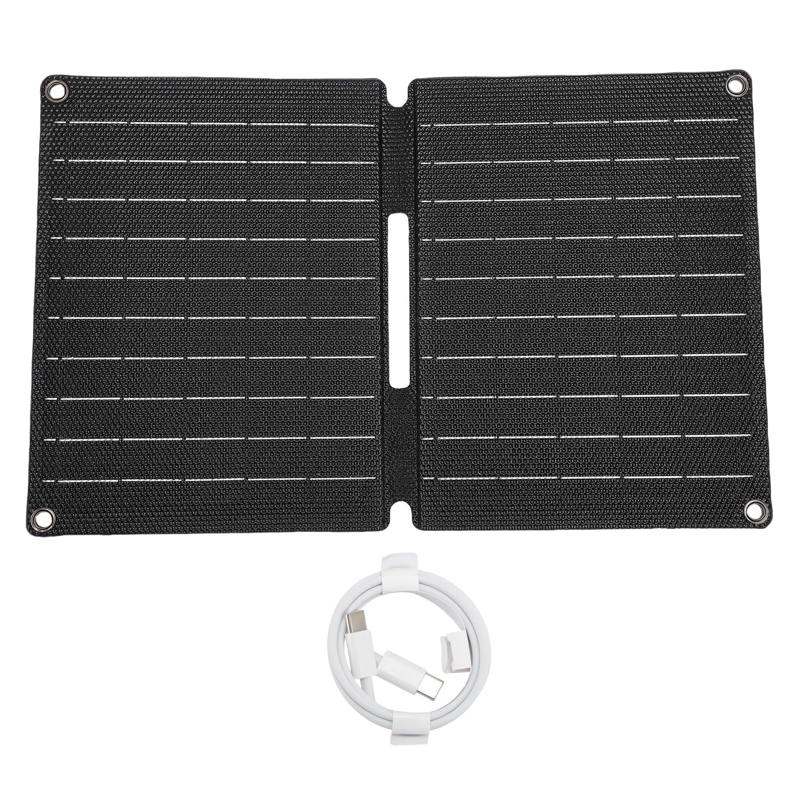 Generic Chargeur solaire portable 16 W, panneau de charge solaire pliable en silicium monocristallin ETFE avec ports USB pour camping, randonnée, téléphones et batteries externes.