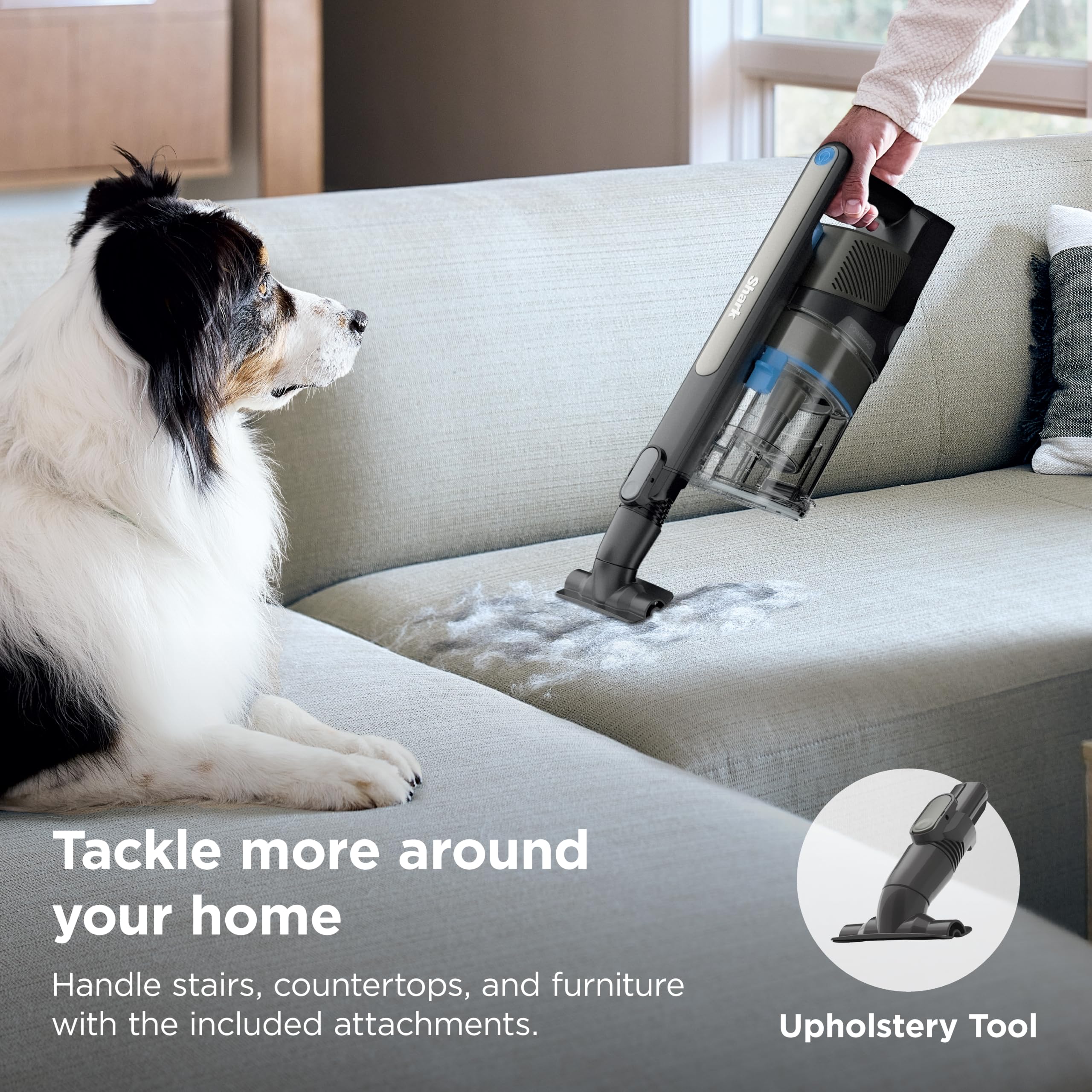 Shark PowerPro Reveal Plus Cordless Vacuum Cleaner - Charcoal - IZ376H view 7