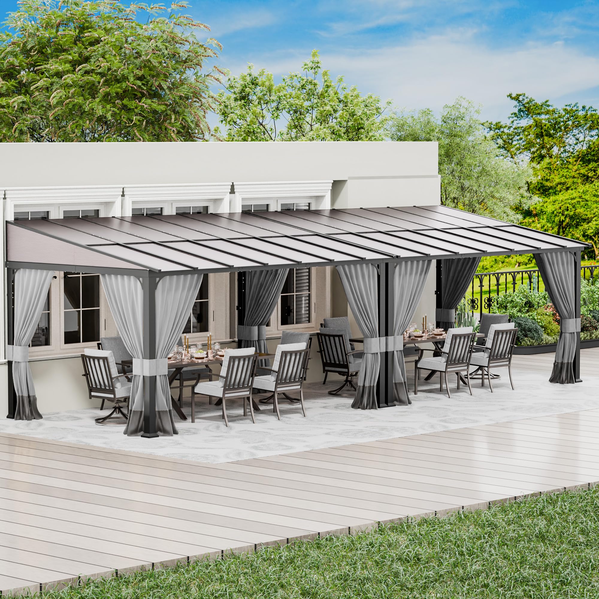 RTDTD 10x28 Lean to Gazebo