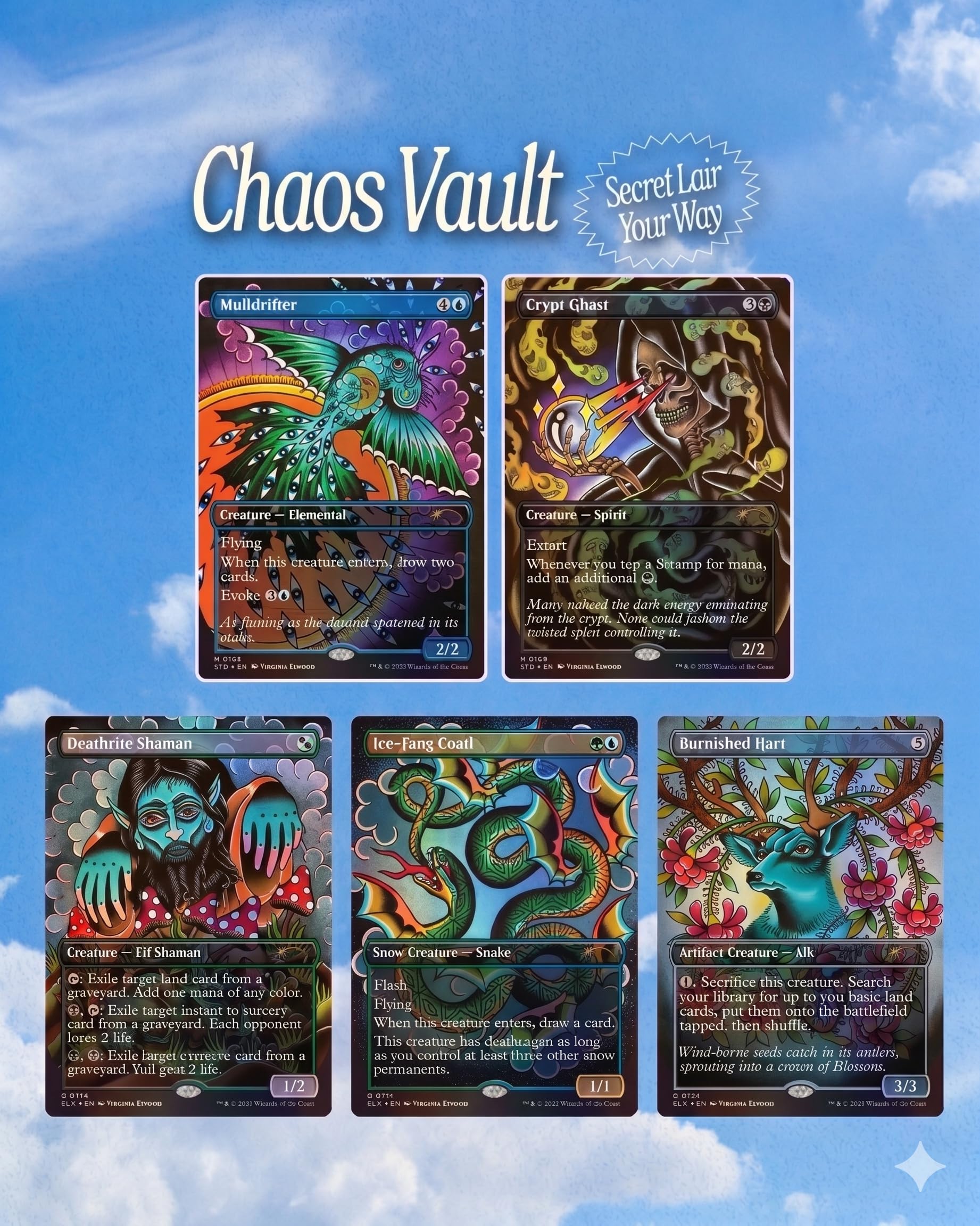 Magic: The Gathering Secret Lair Inked Rainbow Foil Edition