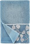 Zahari Home Capri Ensemble de serviettes de salle de bains 3 Serviettes de bain, serviette à main et serviette de toilette Moderne Décor Beau design unique Ensembles de serviettes de bain élégants Ensemble de serviettes Royal Blue