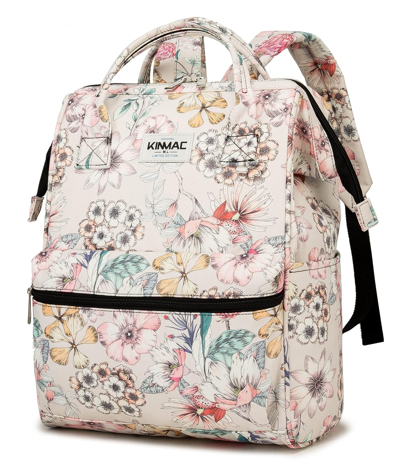 Kinmac Wide Open Style Laptop Backpack for Laptop Up to 15 6 Inch Men Women Travel Outdoor Backpack