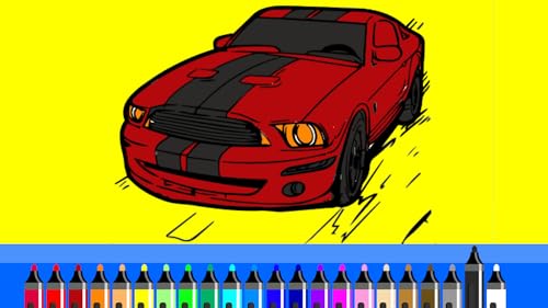 Super Car Coloring App