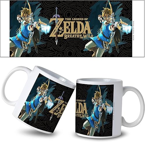 Miniatura 3 de Pyramid America - Zelda - Breath of the Wild - Taza Game Over de 11 oz. - Taza de cerámica única para bebedores de café, cacao y té - Resistente a