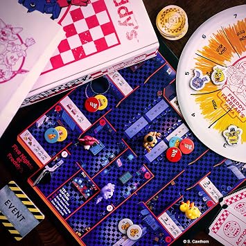 Funko Games - Five Nights at Freddy's - Night of Frights Horror Board Game for Adults & Children from 8 Years Strategy Game with FNAF Figures 2-4 Players 30 Minutes