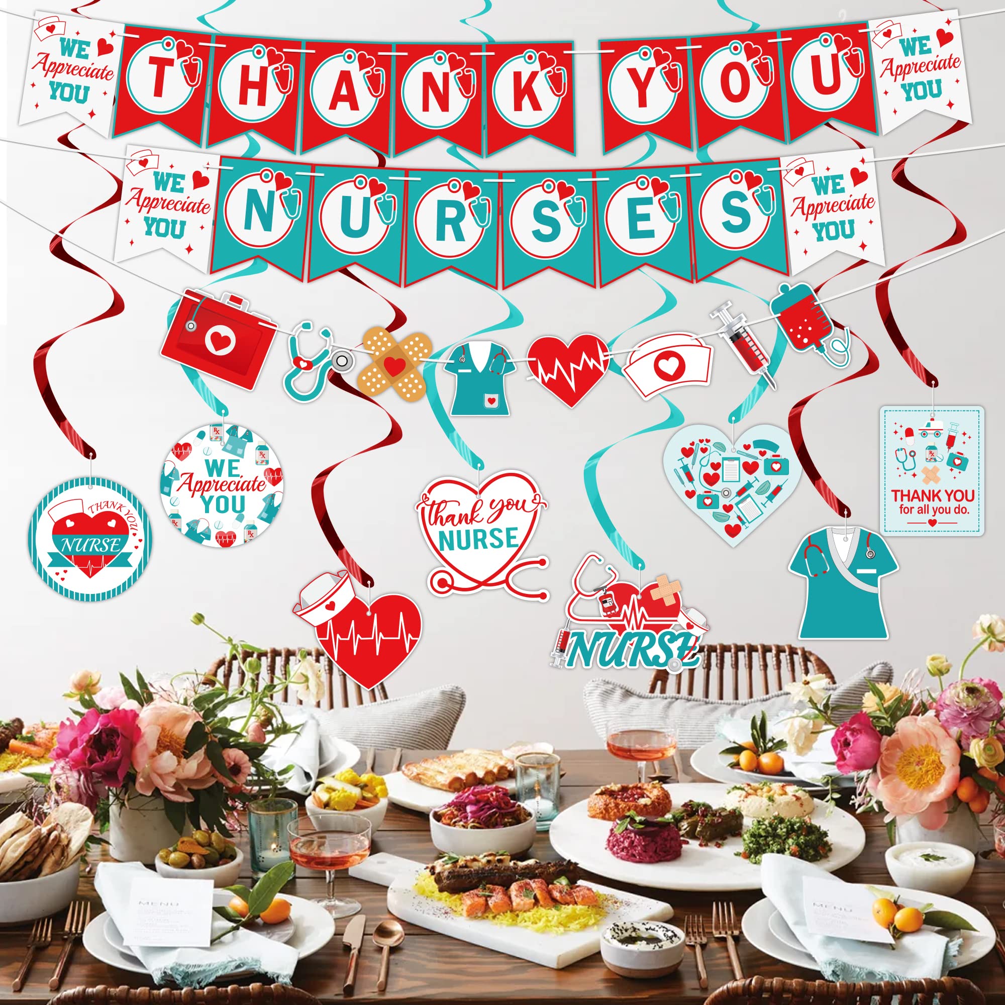 Amazon.com: Nurse Appreciation Week Party Decorations Supplies - Pre Strung Nurse Day Decorations Set Include 8pcs Hanging Swirls & 3pcs Thank You Nurses Banners Garland for Nurse Appreciation Week Parties : Home amazon-com-nurse-appreciation-week-party-decorations-supplies-pre-strung-nurse-day-decorations-set-include-8pcs-hanging-swirls-3pcs-thank-you-nurses-banners-garland-for-nurse-appreciation-week-parties-home