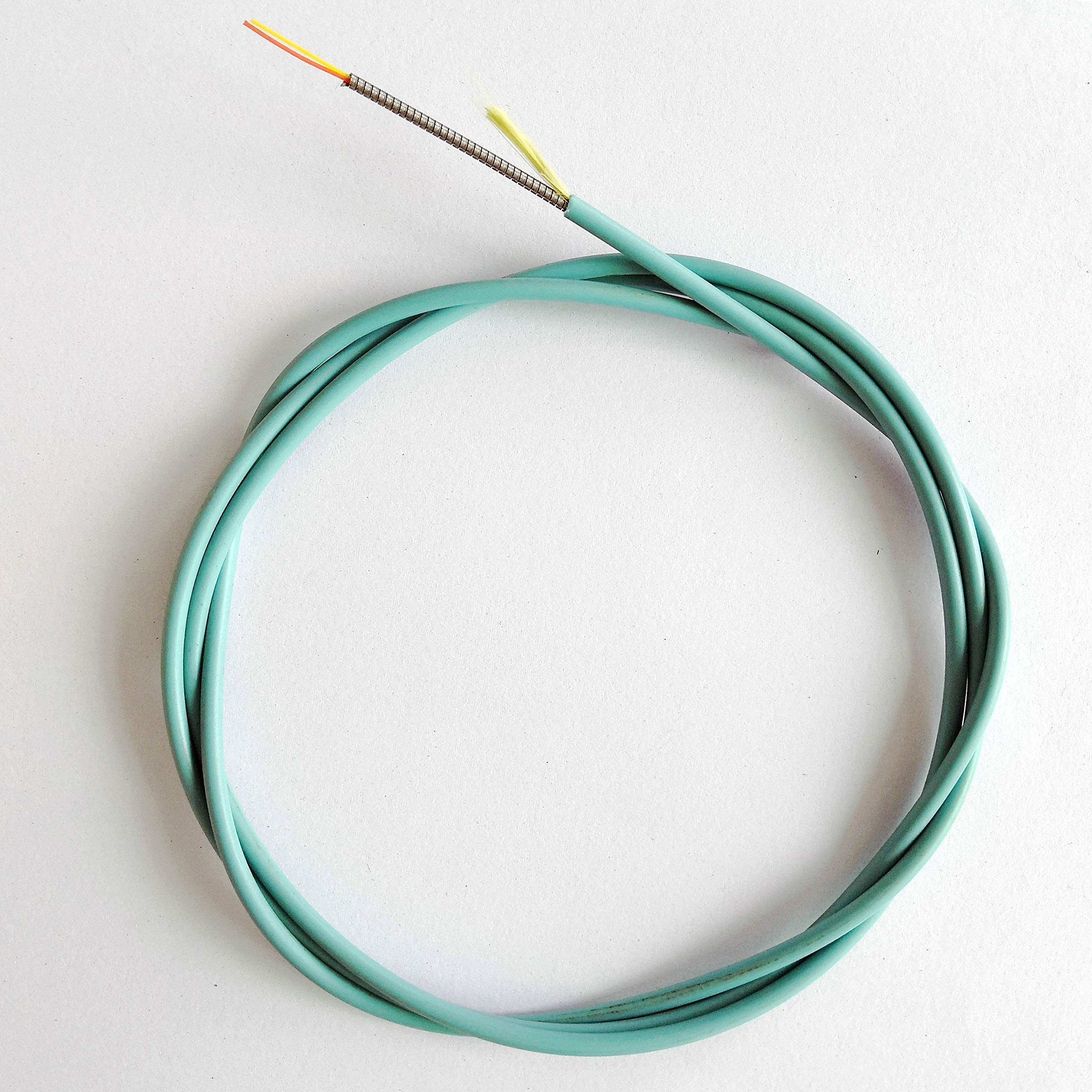Câble de raccordement optique multimode 10 G OM3 blindé Duplex 50/125 40Meters LC-ST Connecteur Jarretiere Optique