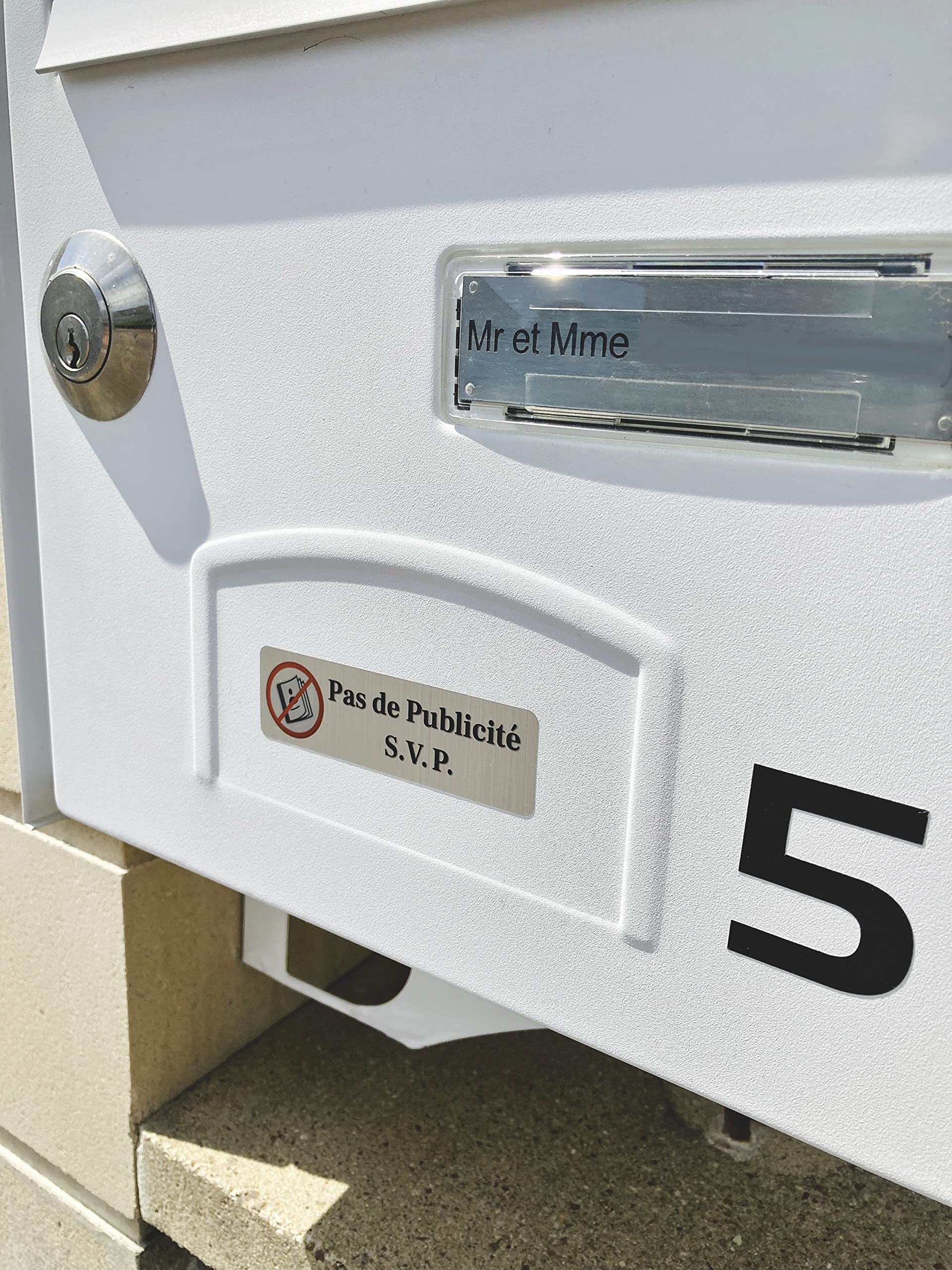 Kit NO PUBBLICITÀ personalizzato e resistente alle intemperie