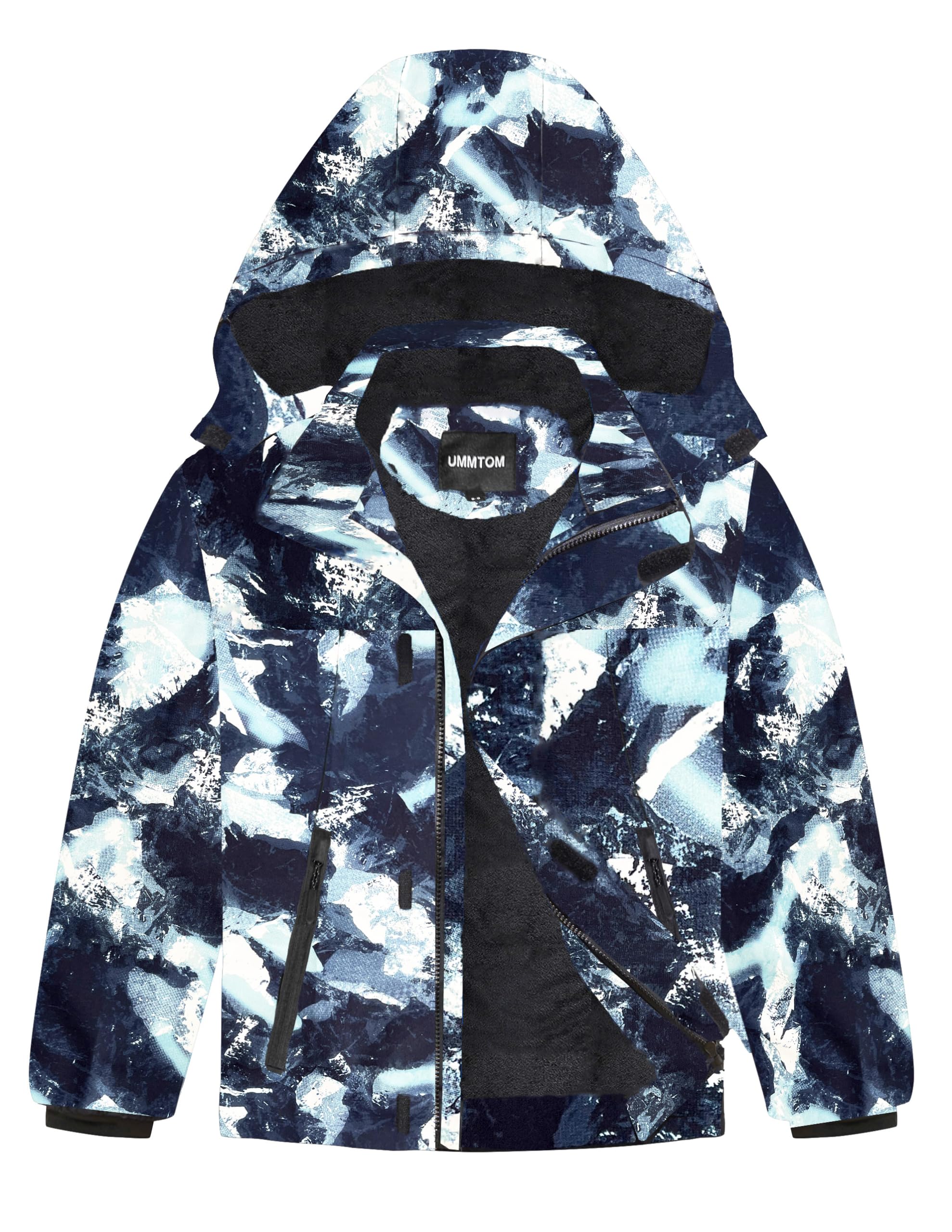 UMMTOM Boys Waterproof Ski Jacket