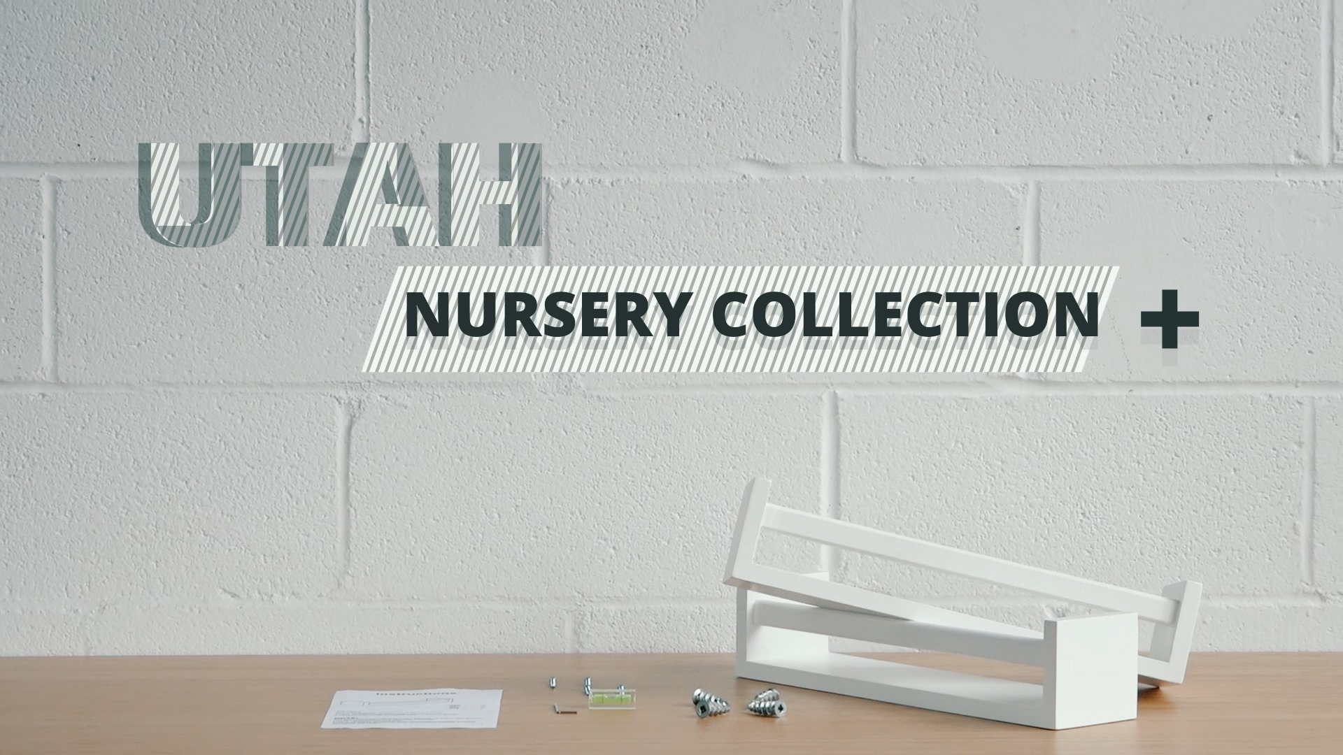 Wallniture Utah White Floating Shelf Nursery Storage Wall Bookcases...
