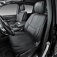 Vista 2 de OASIS AUTO Juego completo de fundas de asiento para Ram, compatibles con Ram 1500 (2009-2018) / Ram 2500 (2010-2018), fundas de asiento impermeables