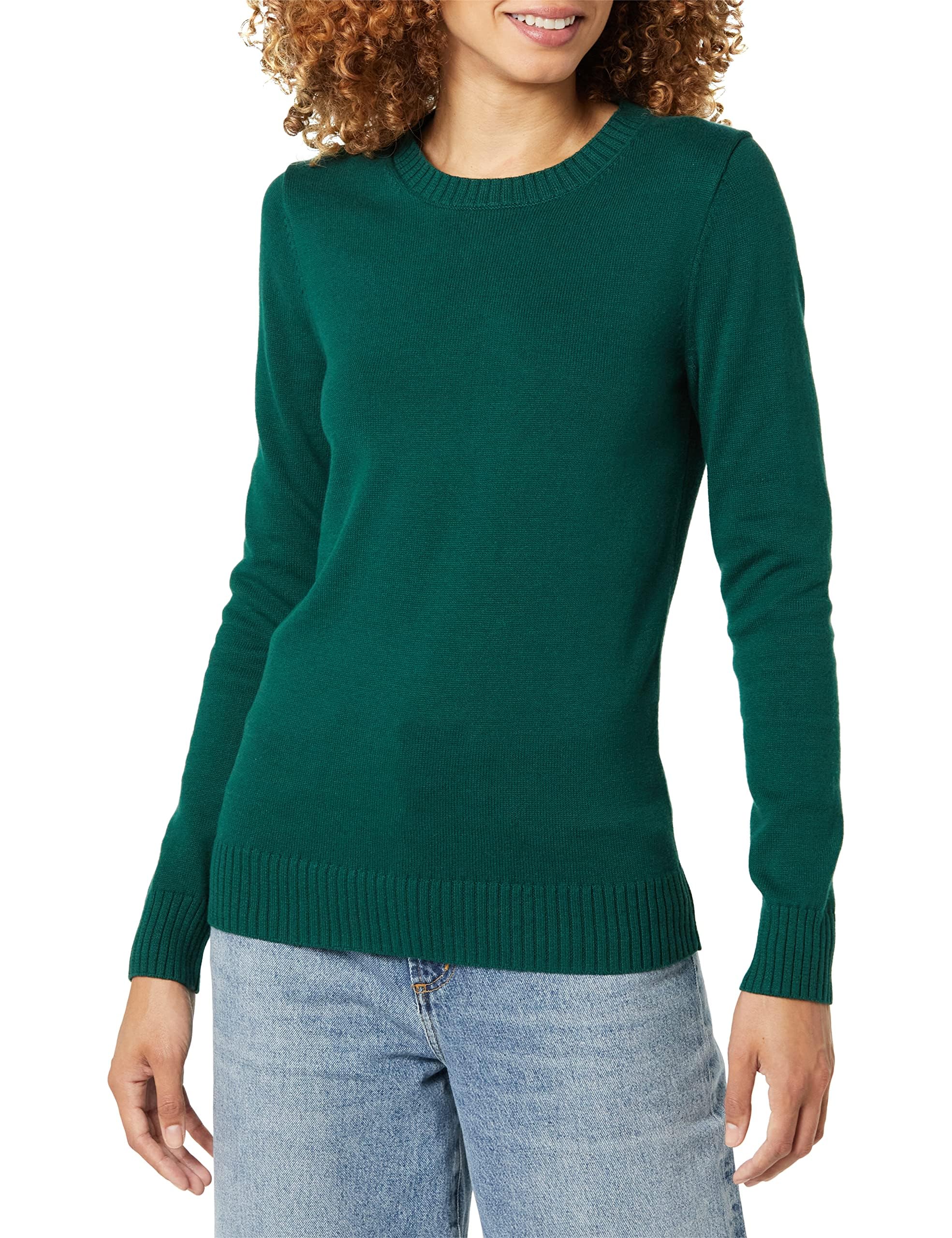 Amazon Essentials Damen Pullover Mit Rundhalsausschnitt Aus 100% Baumwolle (Erhältlich In Übergröße)