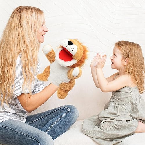 Vista 61 de Cuteoy Juguete de peluche de pterosaurio de mano, boca abierta y movible, juego de rol creativo, narración de historias, dinosaurios, regalos