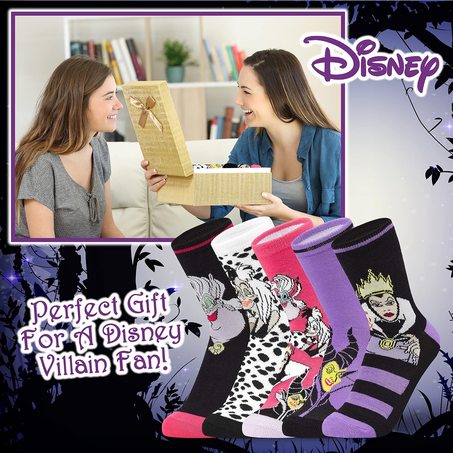 Disney Stitch Socks Gifts for Women Teens, US Size 4-9, Baby Yoda Pack of 5 Fuzzy Casual Crew Socks for Home Sleep Winter - Image 4