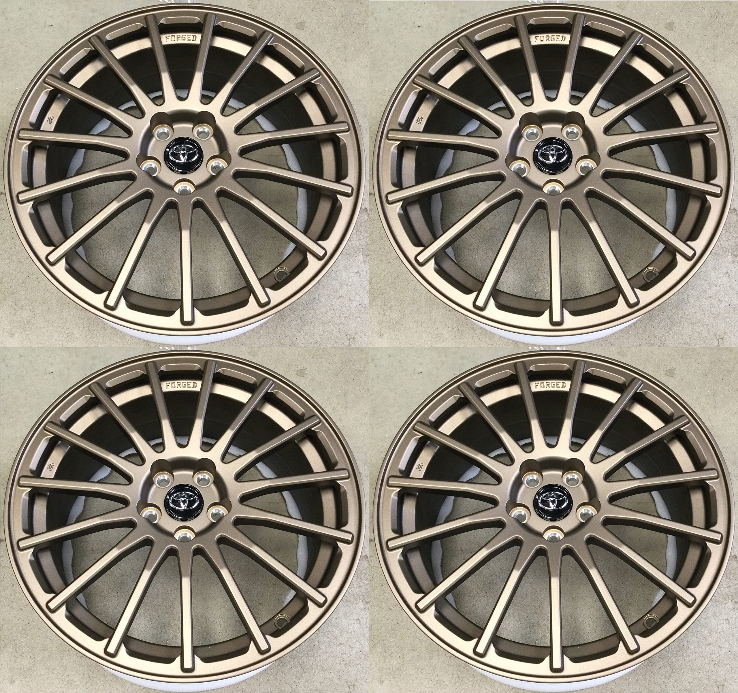 GR86 TRD 鍛造19インチホイール & タイヤセット Amazon.com: Genuine Toyota GR 86 TRD Flat Bronze Forged Alloy
