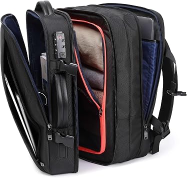 DOSHI Pro Travel Vegan Backpack 401 - Expandable & Lock