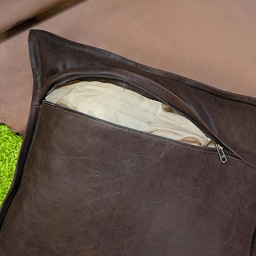 Miniatura 6 de Funda de almohada de piel de cordero – Funda de cojín decorativa para sofá – Fundas para sala de estar y dormitorio, 16 x 16 pulgadas – Caja