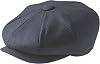 PEAKY BLINDERS 8 Piece 'Newsboy' Style Flat Cap -Tweed Wool Fabric Variations