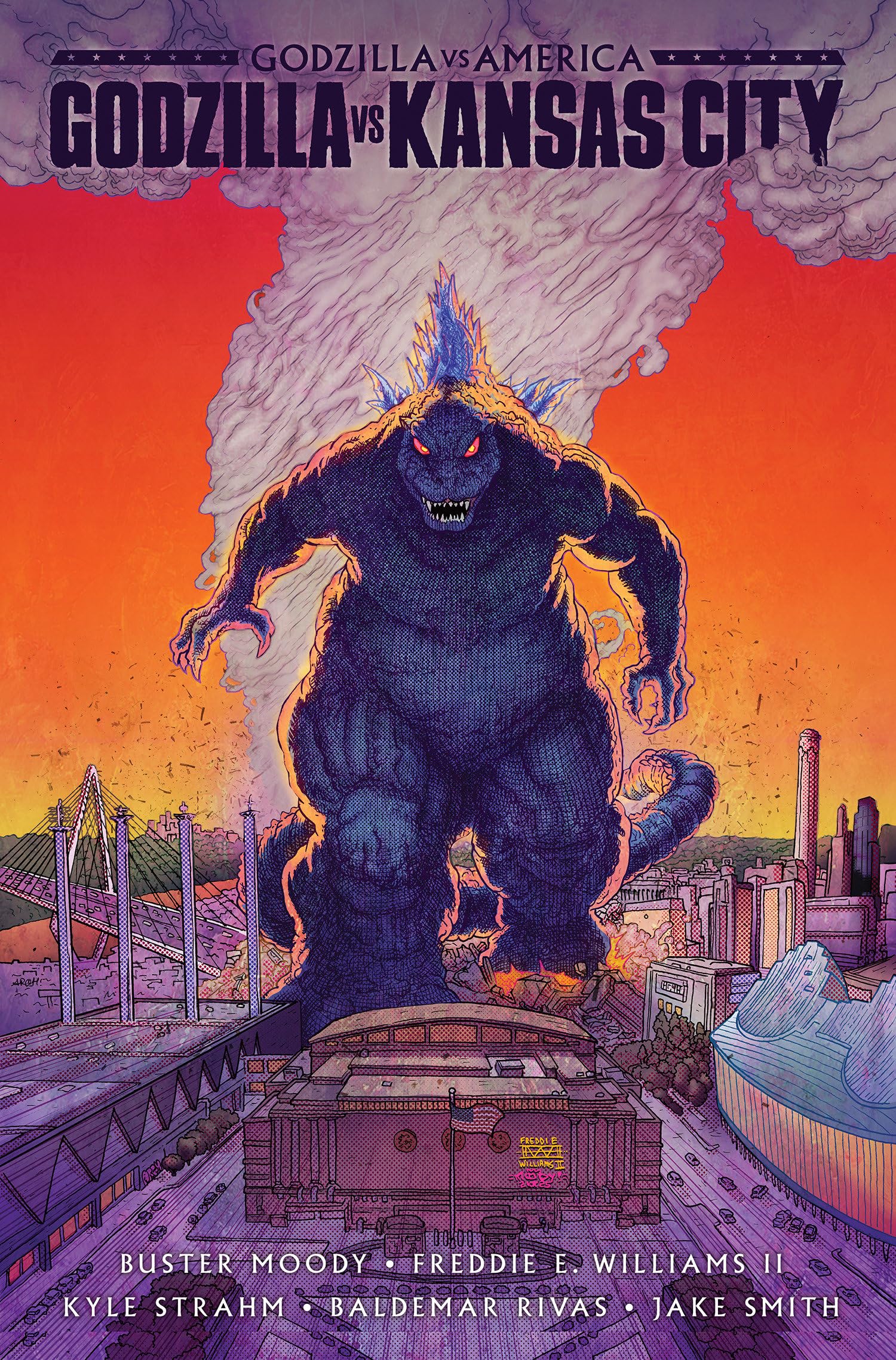 Freddie E. Williams - Godzilla Vs. America: Kansas City - Hardback Book