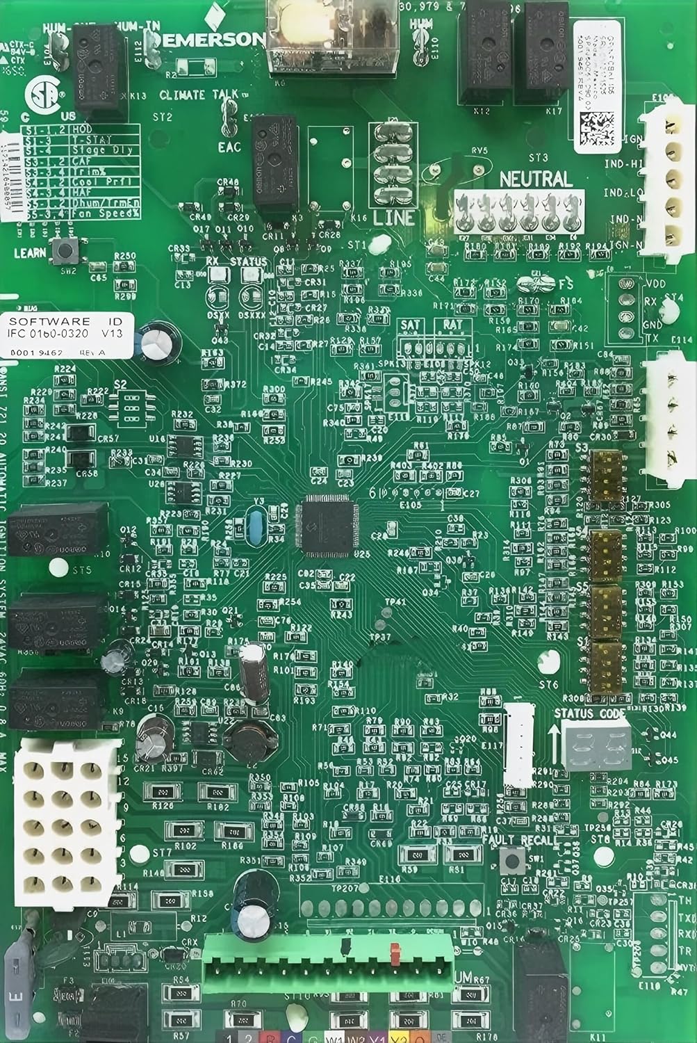 50C51-290 for Goodman EMERSON Furnace Control Circuit Board PCBKF105