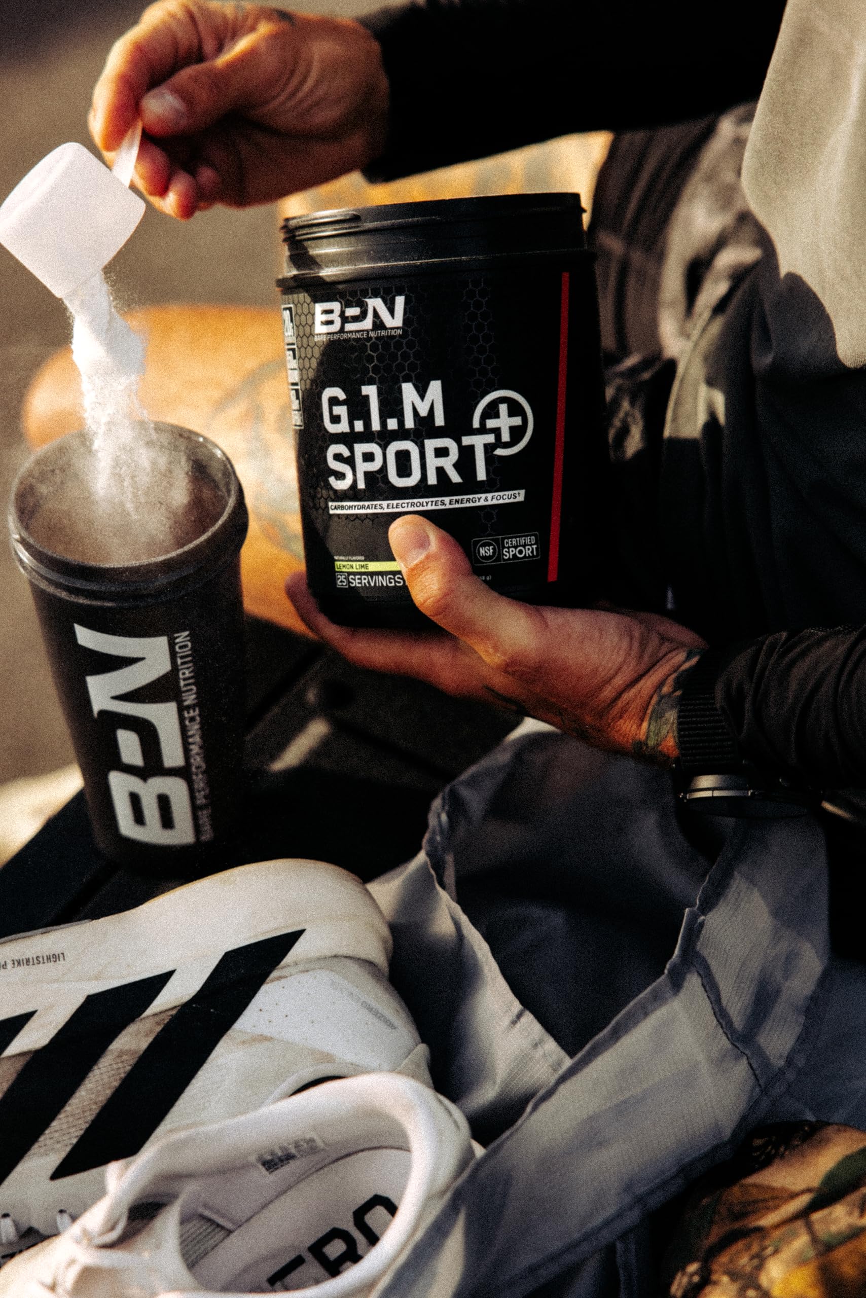 BARE PERFORMANCE NUTRITION G.1.M Sport+ Endurance Pre-Workout – Lemon Lime | 25 Servings | 20g Carbs, 350mg Sodium, 150mg Caffeine | Electrolytes, Nootropics & Cluster Dextrin® for Energy & Focus — Amazon image 7