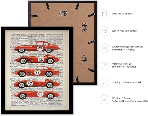 Miniatura 2 de Monem Art Dictionary - Póster artístico, impresión retro de carreras de automóviles, arte de autos italianos, arte de autos de carreras, regalo para