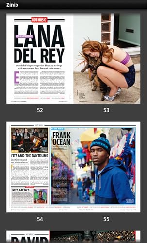 Zinio Magazine Reader