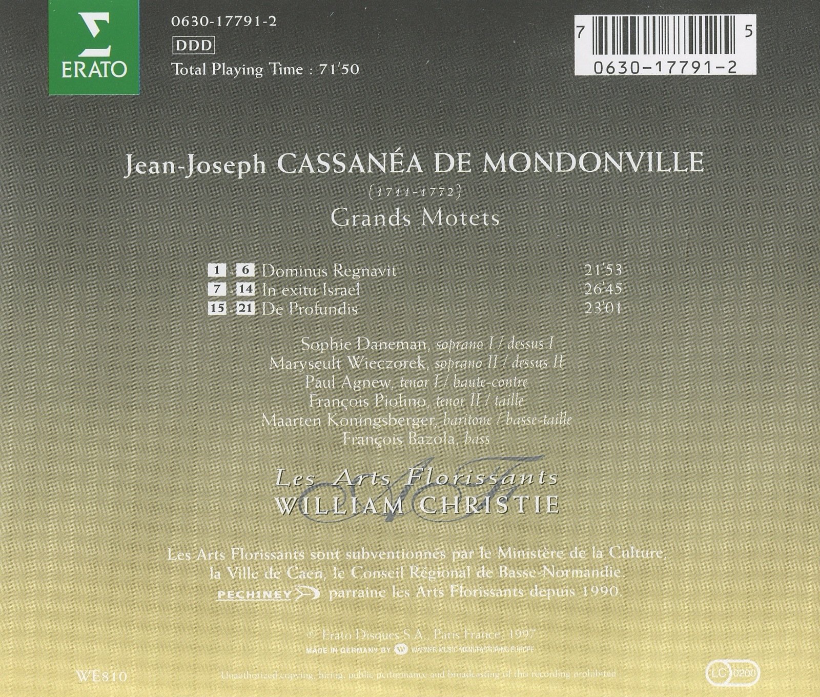 Mondonville: Grands Motets