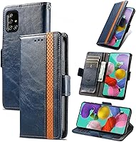 Vista 150 de Funda para Honor X7, Funda para Honor Play 30+ Plus Funda de piel sintética con ranuras para tarjetas Funda con soporte abatible Rojo