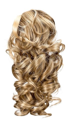 Miniatura 1 de onedor 12" rizado sintético Clip en Pinza para Extensión de Pelo Sintético Coleta Hairpiece 115g con un MandíbulaPinza