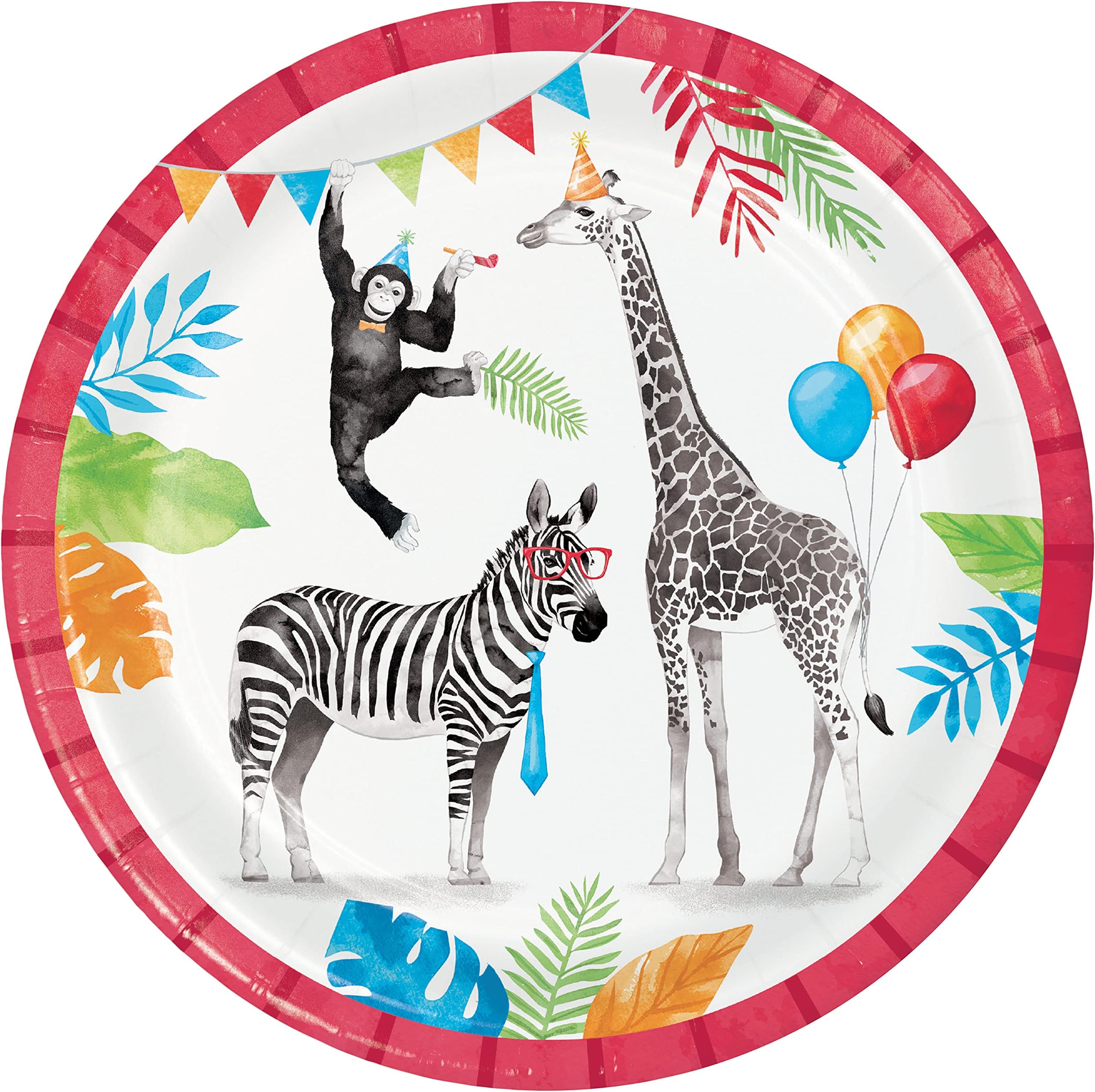 Creative Converting Party Animals Paper Plates, 24 ct