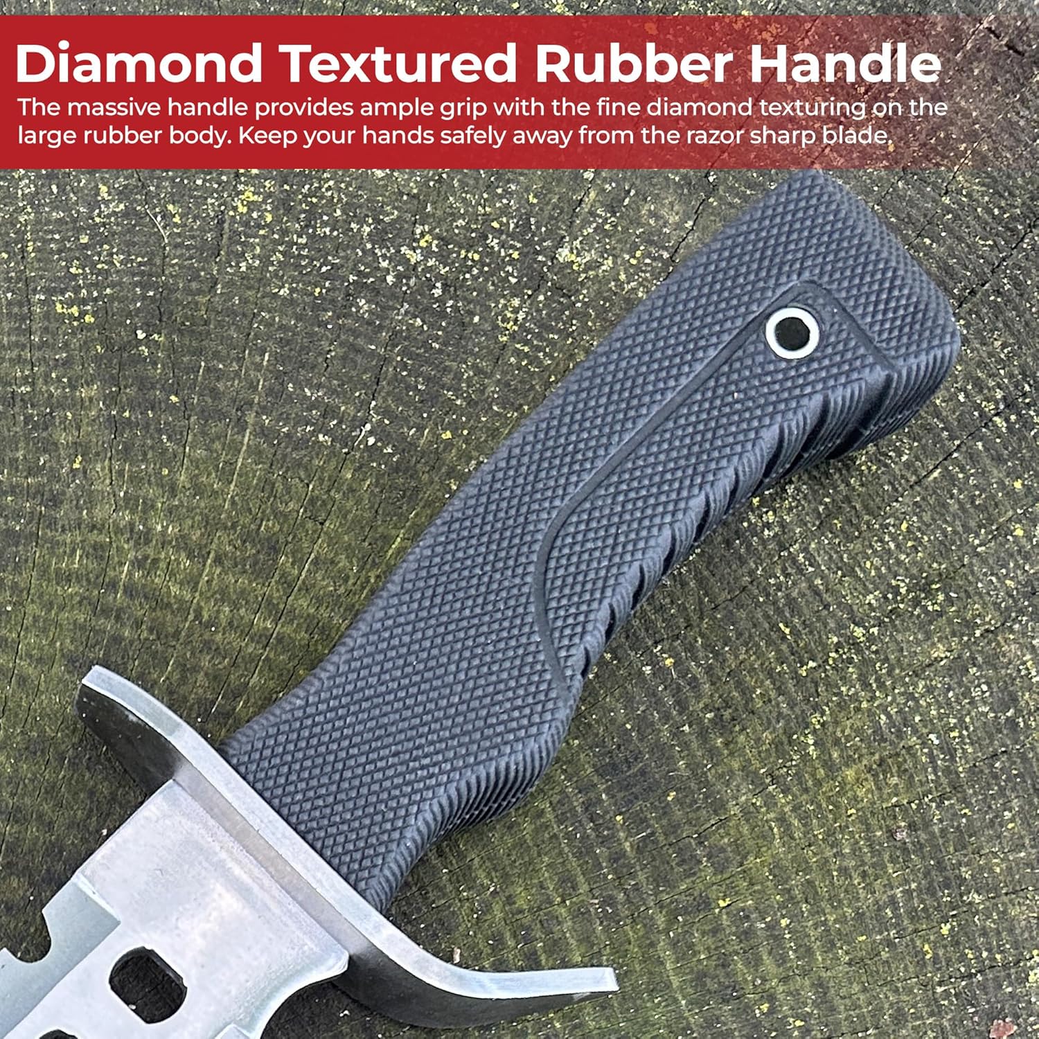 MedievalDepot Survivors Sawback Knife Collection – 17" Bowie & Hunting Fixed Blades with Nylon Sheath for Outdoor Survival (Silver)