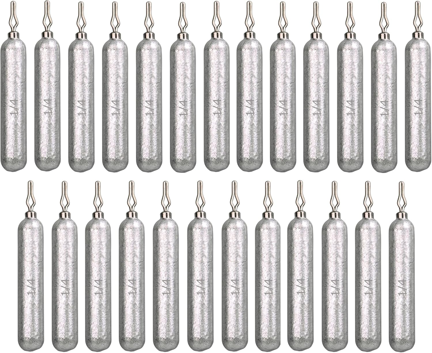 Reaction Tackle Lead Drop Shot Weights - Saltwater and Freshwater Fishing Sinkers - No Snag Skinny Pencil Shaped Lead Weight - Snagless Sinker Rig for Anglers