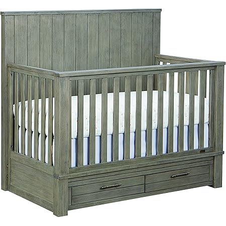 Amazon Com Bassett Baby Kids Everest 4 In 1 Crib Smokey Grey Baby