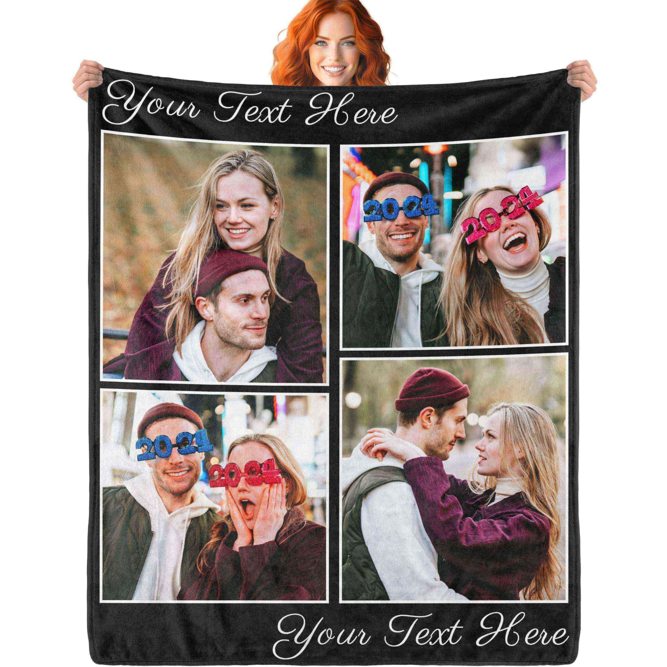 Couverture Personnalisée Plaid Pour Ma Fille-Mon Fils, Couverture