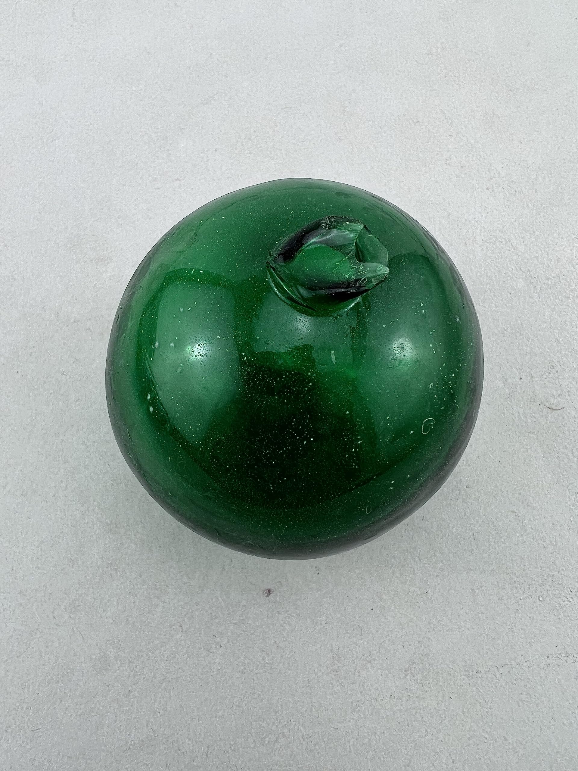 Green Decorative Reproduction Blown Glass Float Fishing Buoy Ball (3