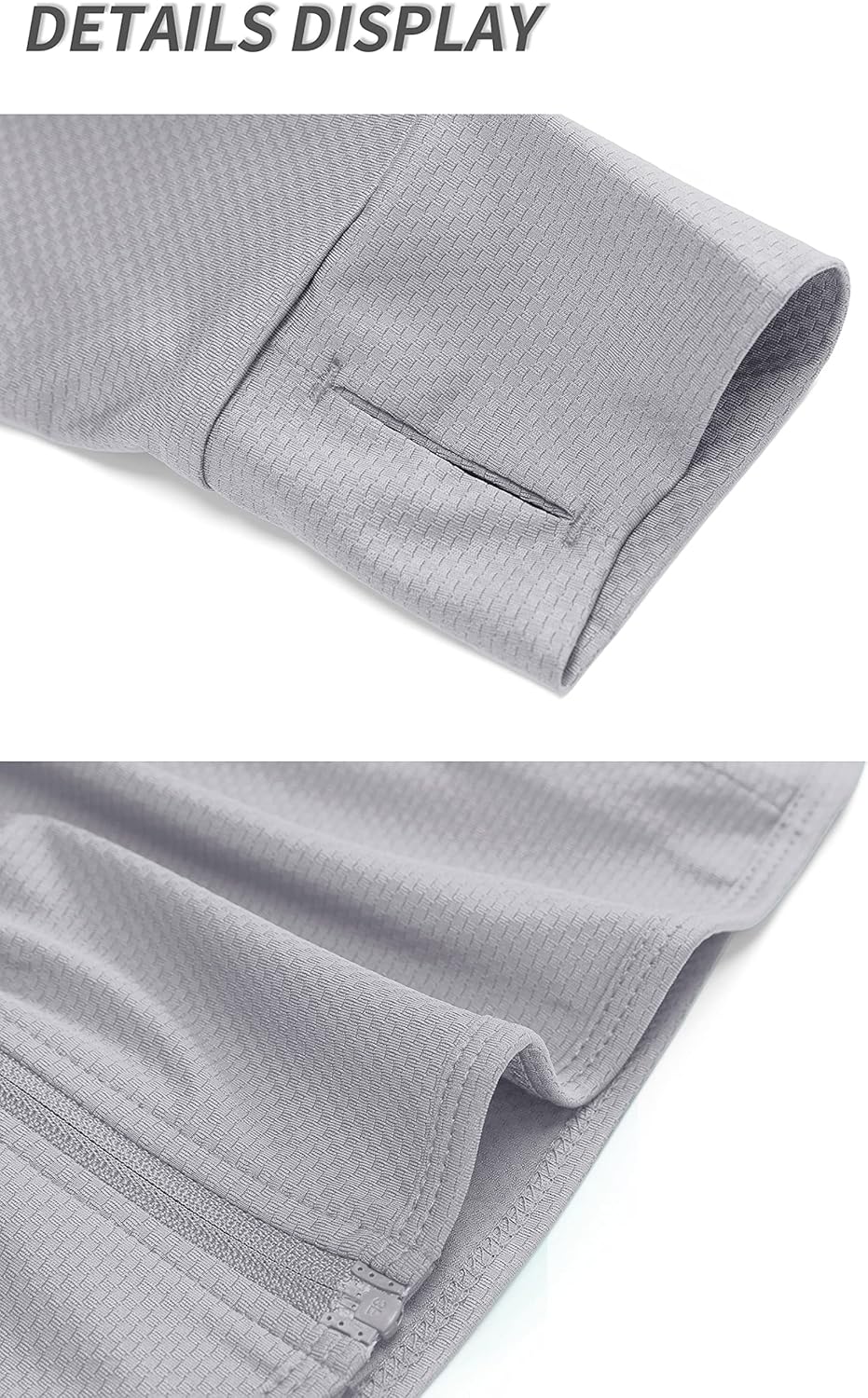 TACVASEN Women's Workout Jackets Lightweight Athletic Jacket Zip Up UPF 50+ UV Protection Long Sleeve Sun Shirt - Image 7