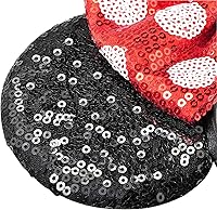 Vista 229 de FANYITY Orejas de ratón, diadema de lentejuelas con orejas de ratón para niños, niñas y mujeres (MN)