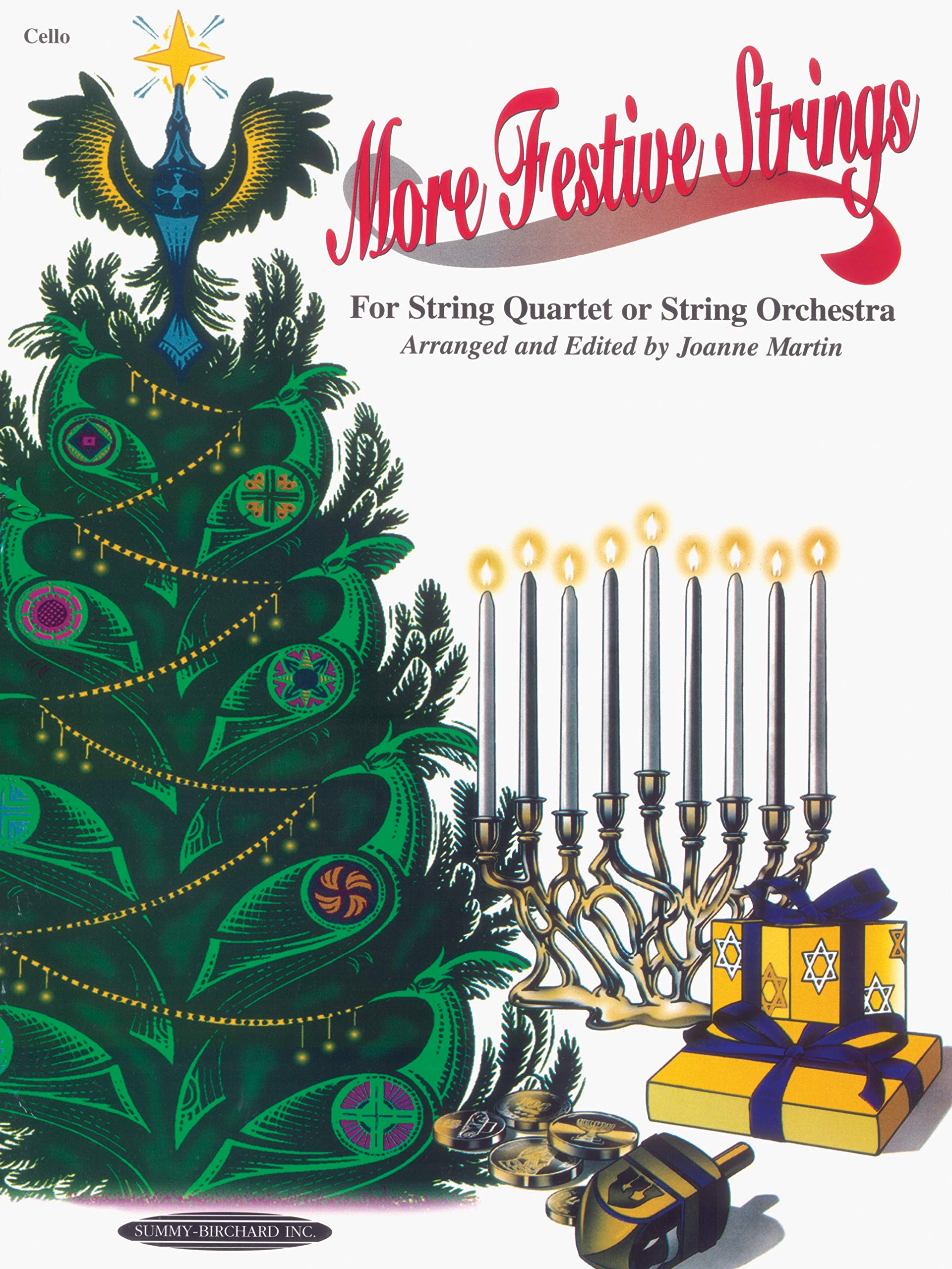 More Festive Strings for String Quartet or String Orchestra: Cello, Part