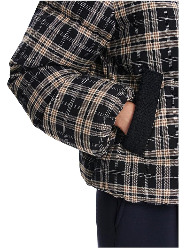 Navy Varley Bryony Short Puffer Jacket