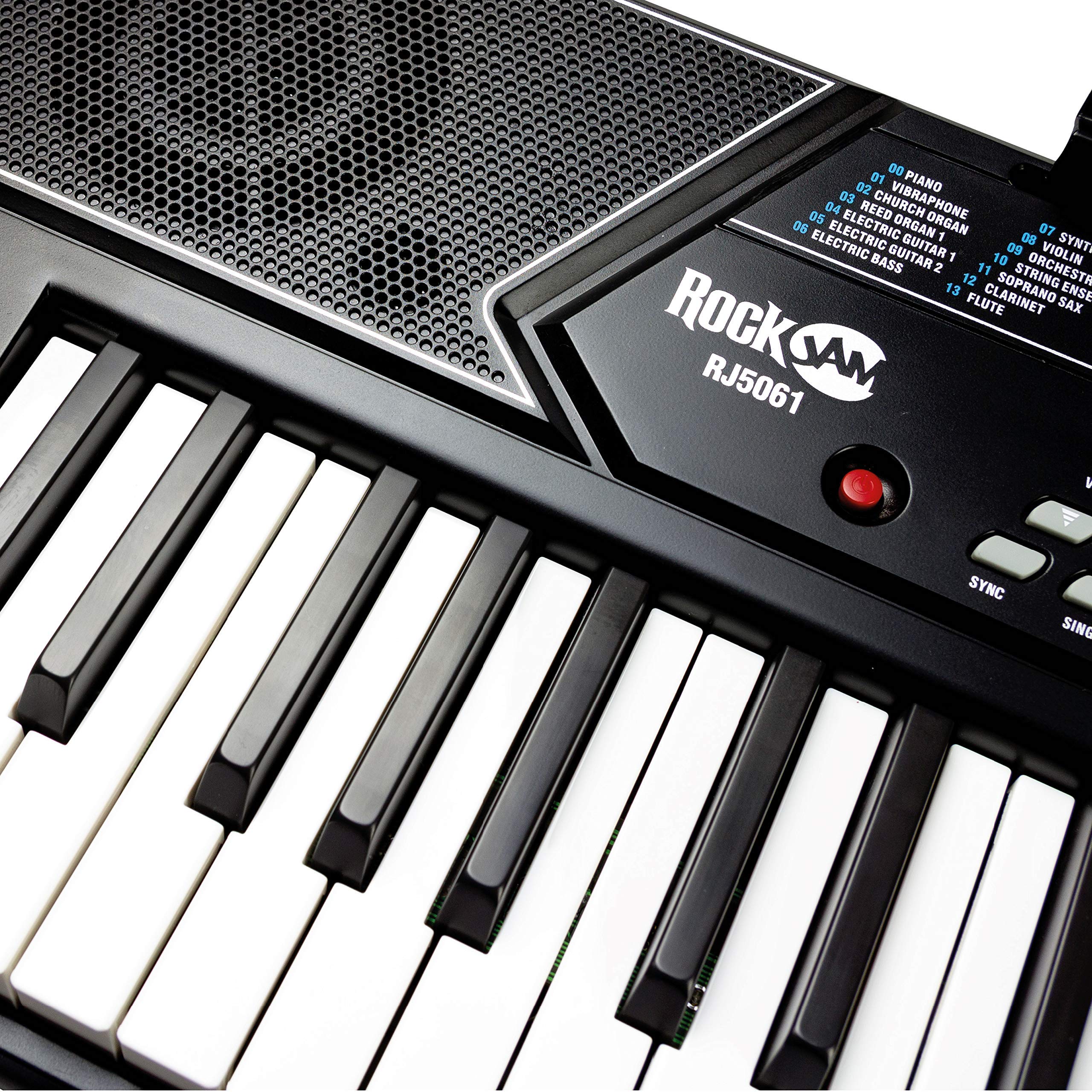 Amazon.com: RockJam, 61-Key 61-Key Keyboard SuperKit with Stand