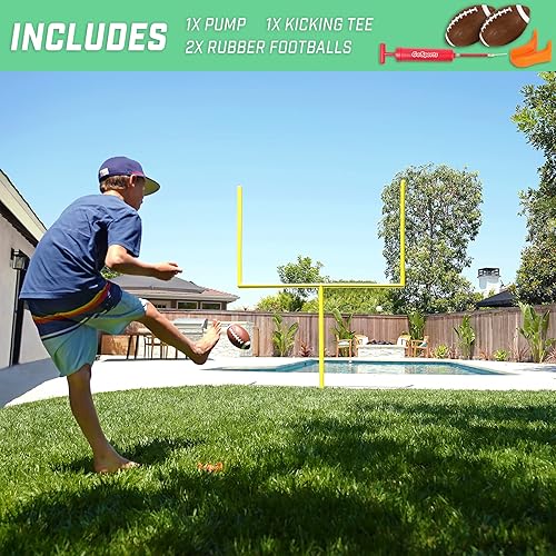 Miniatura 4 de GoSports Puesto de portería de campo de fútbol - Juego de fútbol de patio trasero de 6 o 8 pies