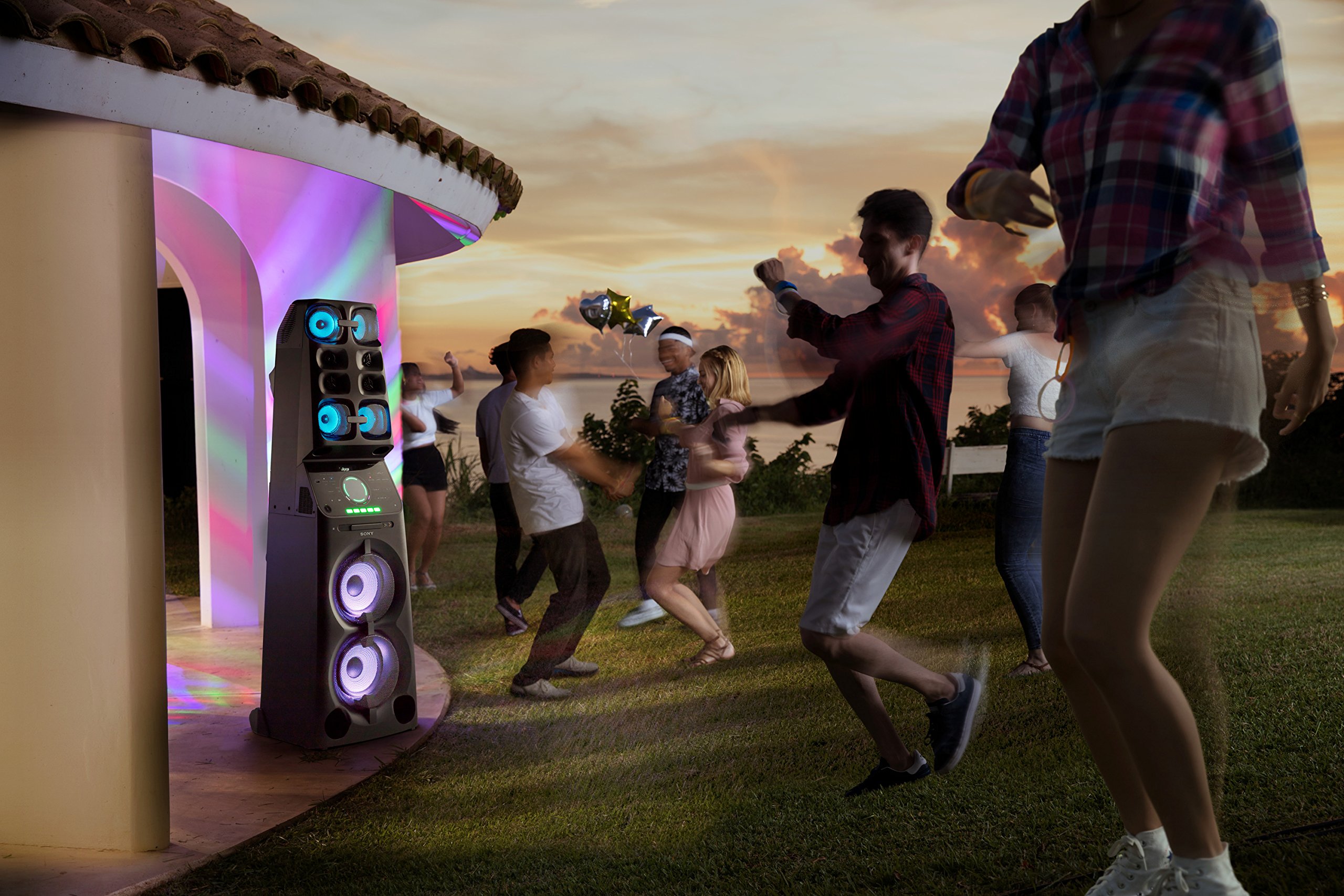 Buy Sony MHCV90W High Power One Box Party Music System with Builtin