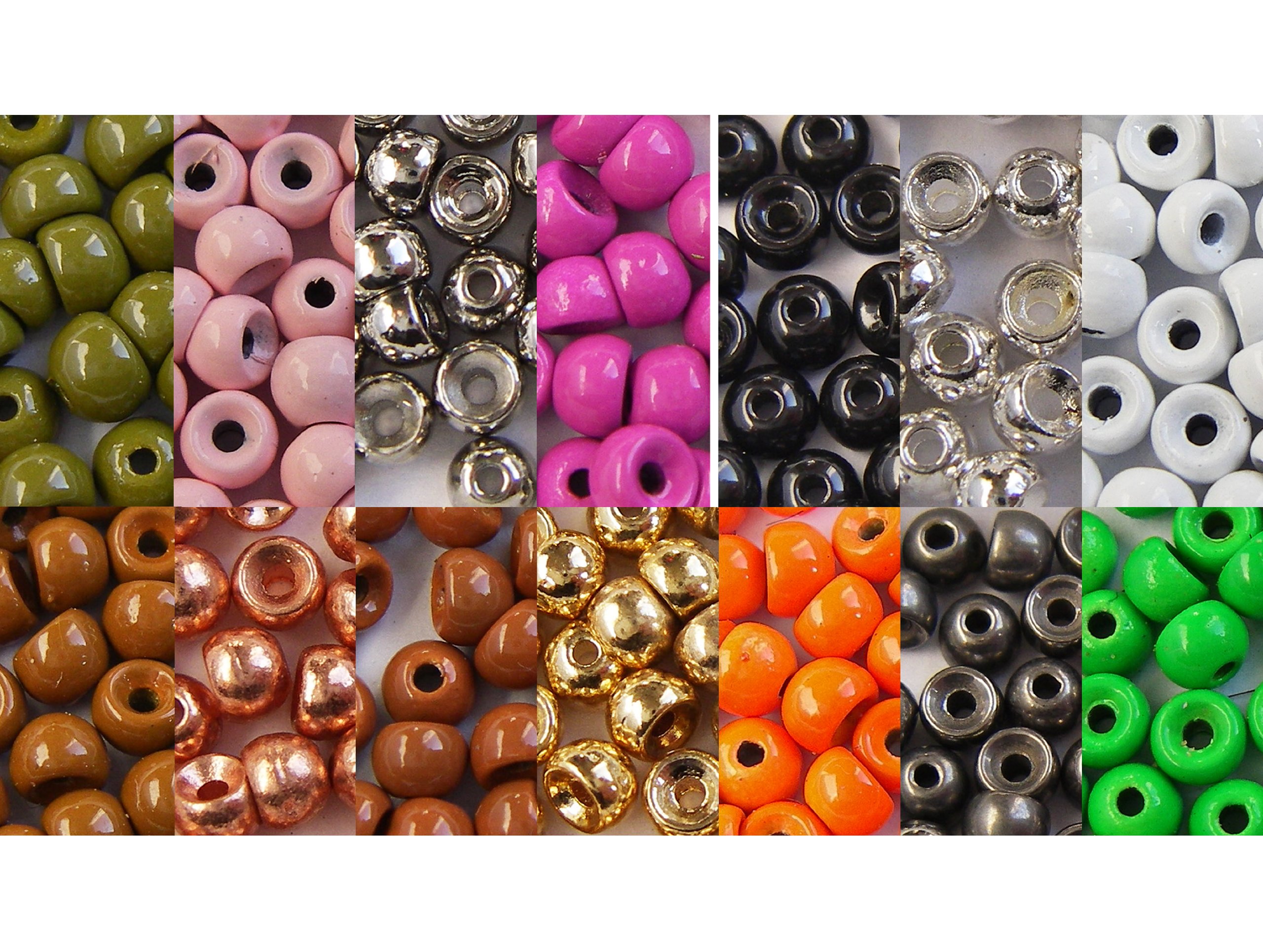 10 x billes TUNGSTENE 4 mm (0,45g) COULEUR AU CHOIX pour montage de mouche de pêche