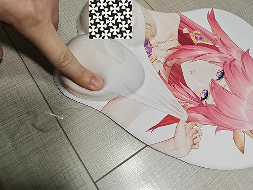 Miniatura 4 de Genshin Impact 3D Anime Mouse Pads antideslizante fácil limpieza alfombrilla de mouse juegohogar escritorio de doble uso tablero de escritura 2Way