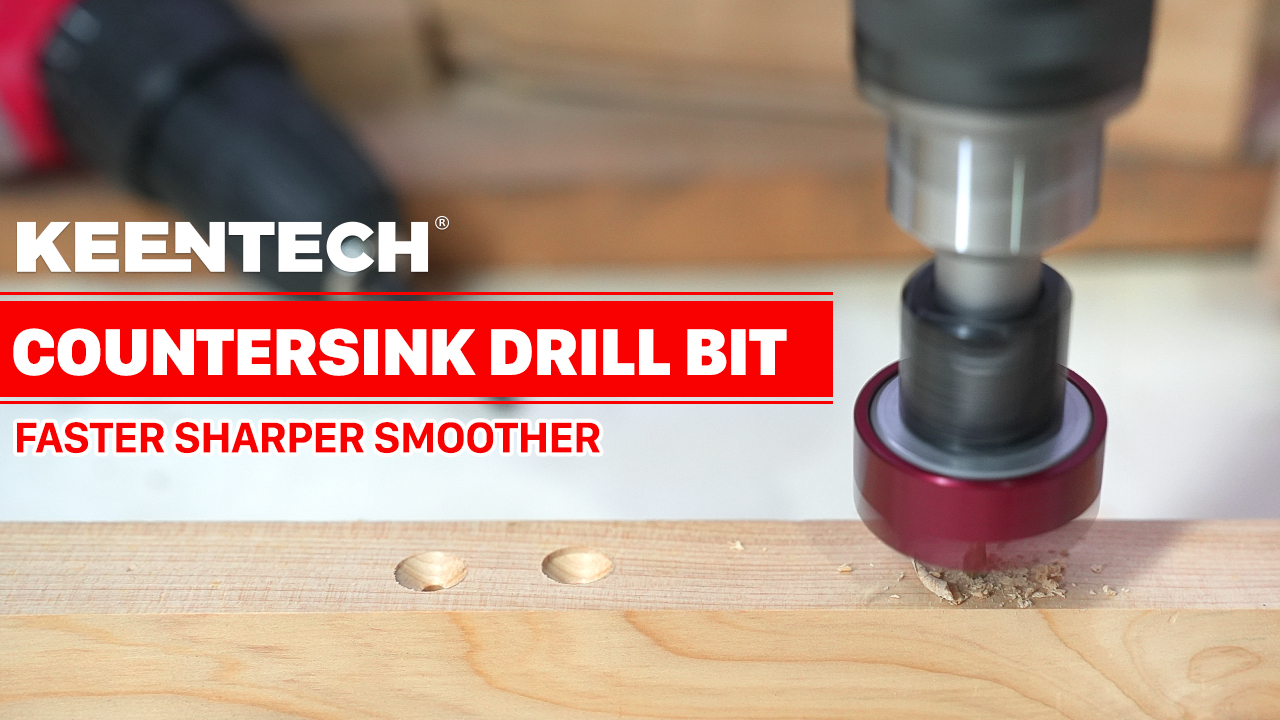 Watch KEENTECH Carbide Tipped Countersink Drill Bit on Amazon Live